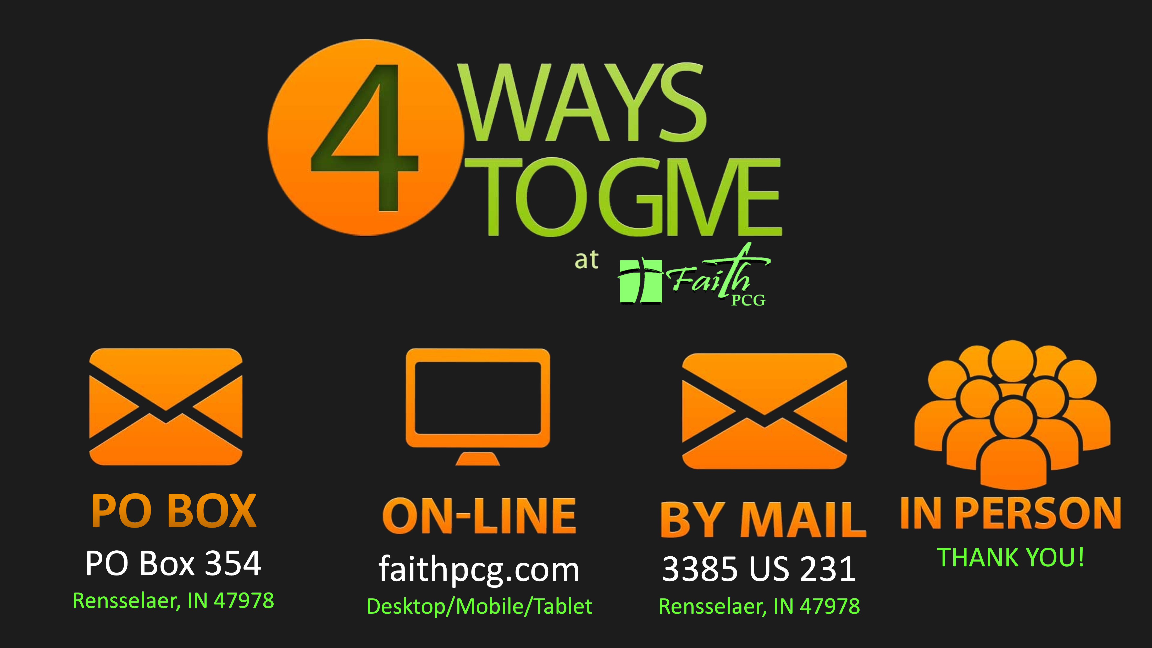 Ways To Give Image